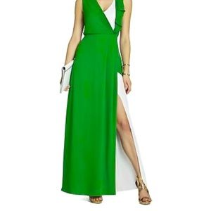 BCBG Max Azria Yuliana Green xs dress evening/event/wedding/ bridesmaid